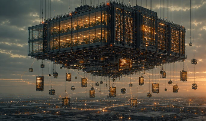 Visuel éditorial de Ciama pour hub connecteurs marketplace et flux vendeurs